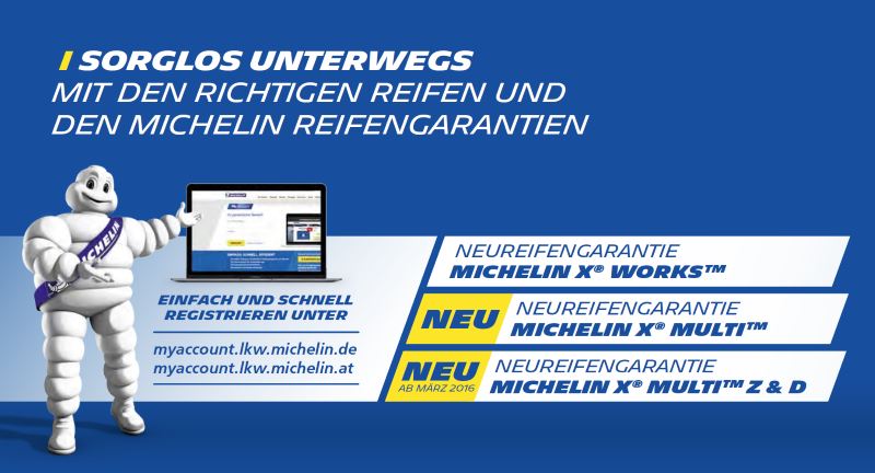 Michelin LKW Aktion bei HEBA-Reifen in Mistelbach bei Wels