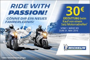 Michelin Ride with Passio Aktion bei HEBA-Reifen in Mistelbach bei Wels