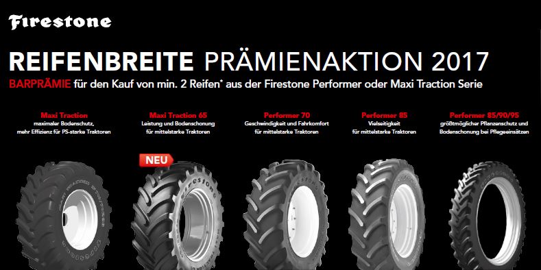 Firestone Reifenbreite Prämienaktion 2017 bei HEBA-Reifen in Mistelbach bei Wels