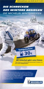 MICHELIN Tankgutschein Aktion bei HEBA-Reifen in Mistelbach bei Wels