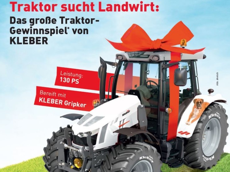 Kleber Reifen Traktor Gewinnspiel bei HEBA-Reifen in Mistelbach bei Wels
