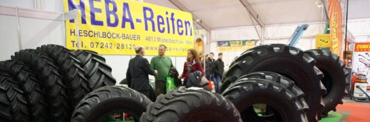HEBA-Reifen in Mistelbach bei Wels auf der Agraria 2016