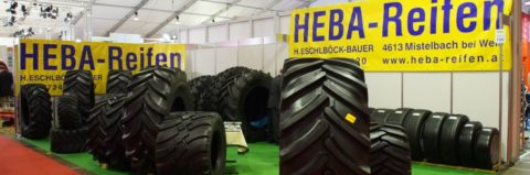 HEBA-Reifen in Mistelbach bei Wels auf der Agraria 2016