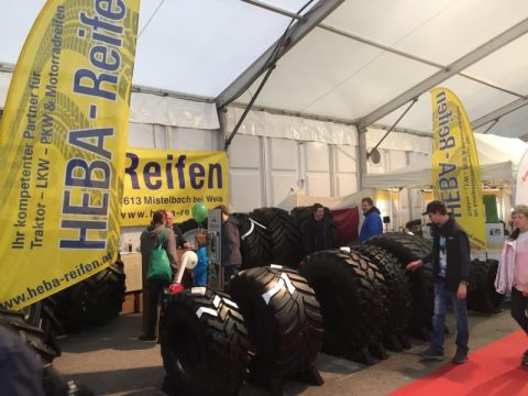 HEBA-Reifen auf der Austro Agrar Tulln 2018