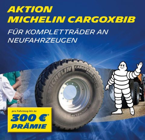 Michelin CargoXBib-Aktion bei HEBA-Reifen in Mistelbach bei Wels
