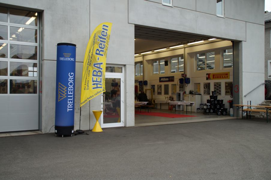 HEBA-Reifen-Stammtisch mit Trelleborg und Mitas bei HEBA-Reifen in Mistelbach bei Wels